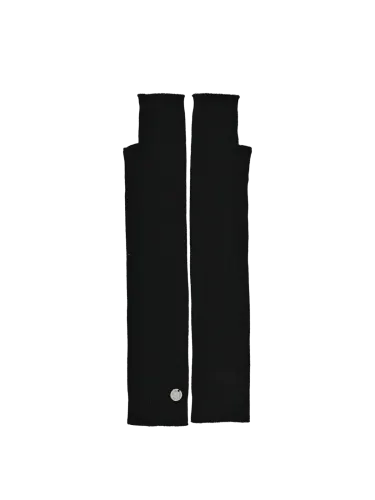 Guanto donna lungo mezze dita Romeo Gigli Milano nero, presenta un design elegante e versatile. 1