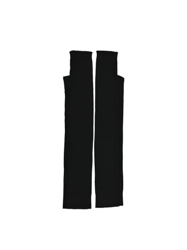 Guanto donna lungo mezze dita Romeo Gigli Milano nero, presenta un design elegante e versatile. 2