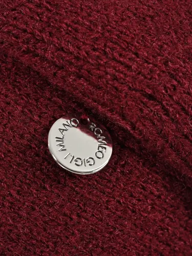Basco da donna Romeo Gigli Milano bordeaux in maglia morbida, adatto per look casual o eleganti. 3