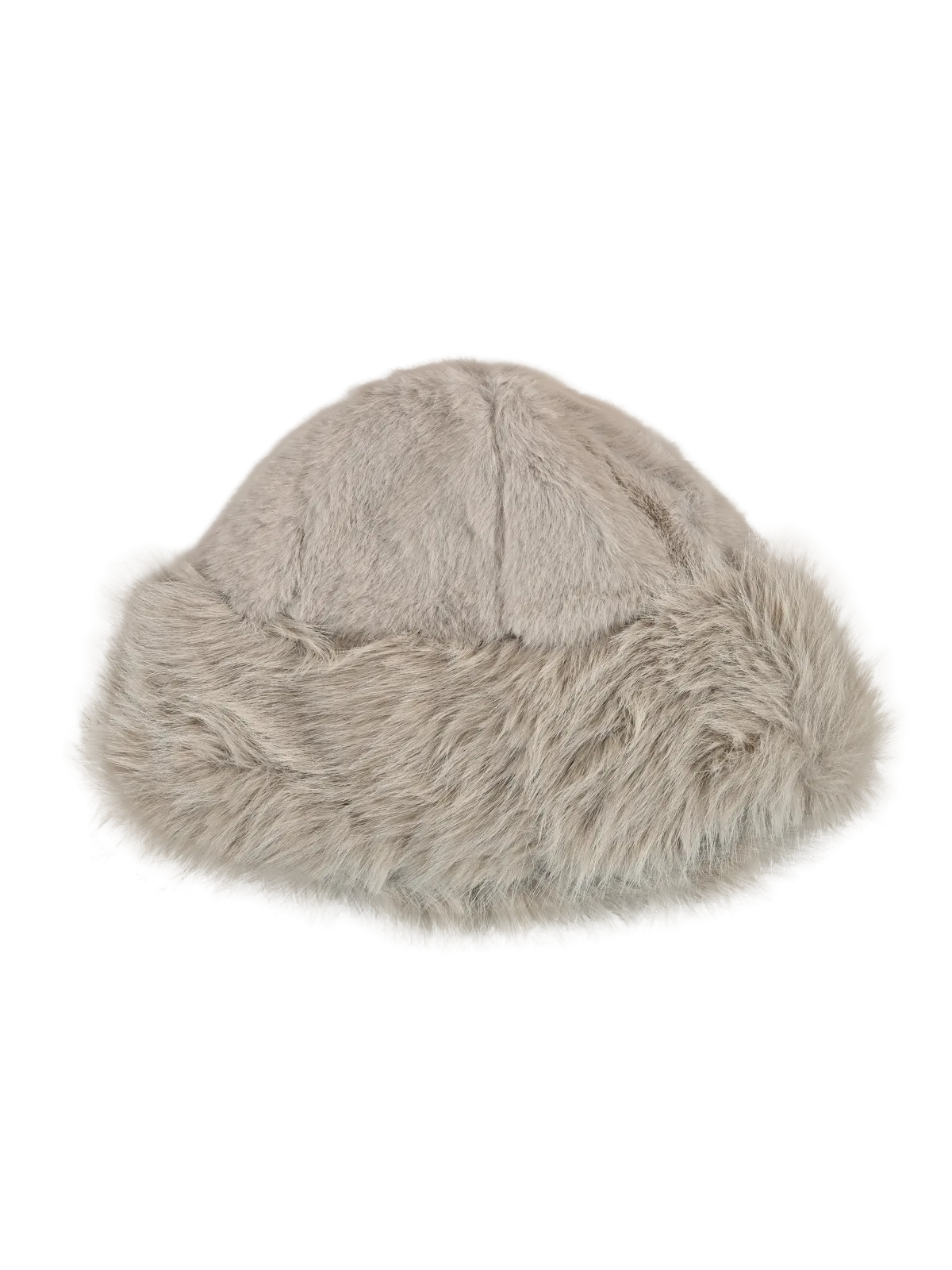 Cappello donna Romeo Gigli Milano color panna in pelliccia.